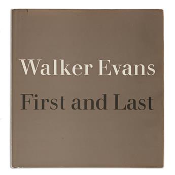 WALKER EVANS (1903-1975) First and Last.